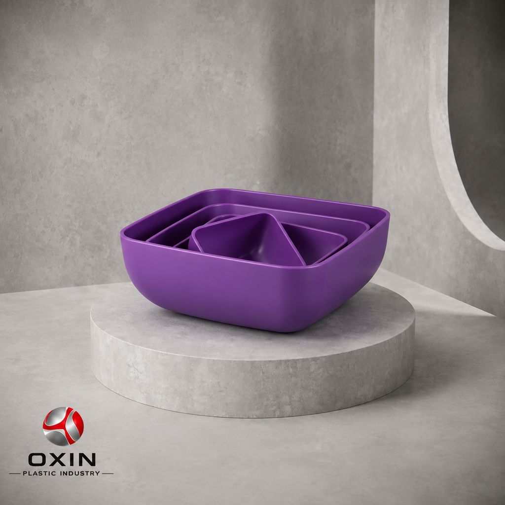 سرویس کاسه ۴ عددی تودرتو طرح کیوب بنتیک (Bentic)